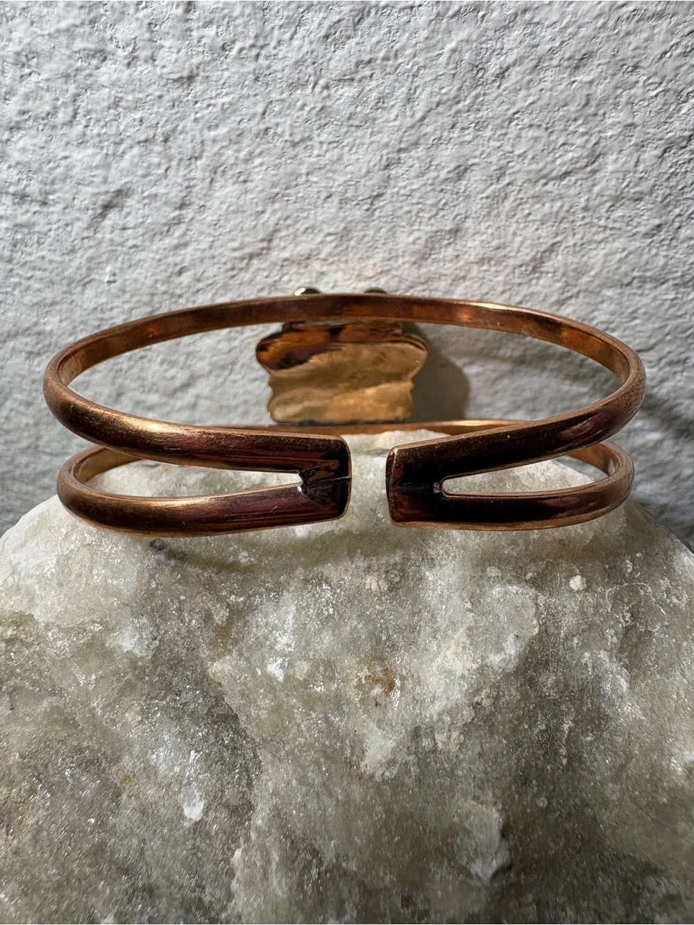 Aurora Opal Flower Copper bracelet